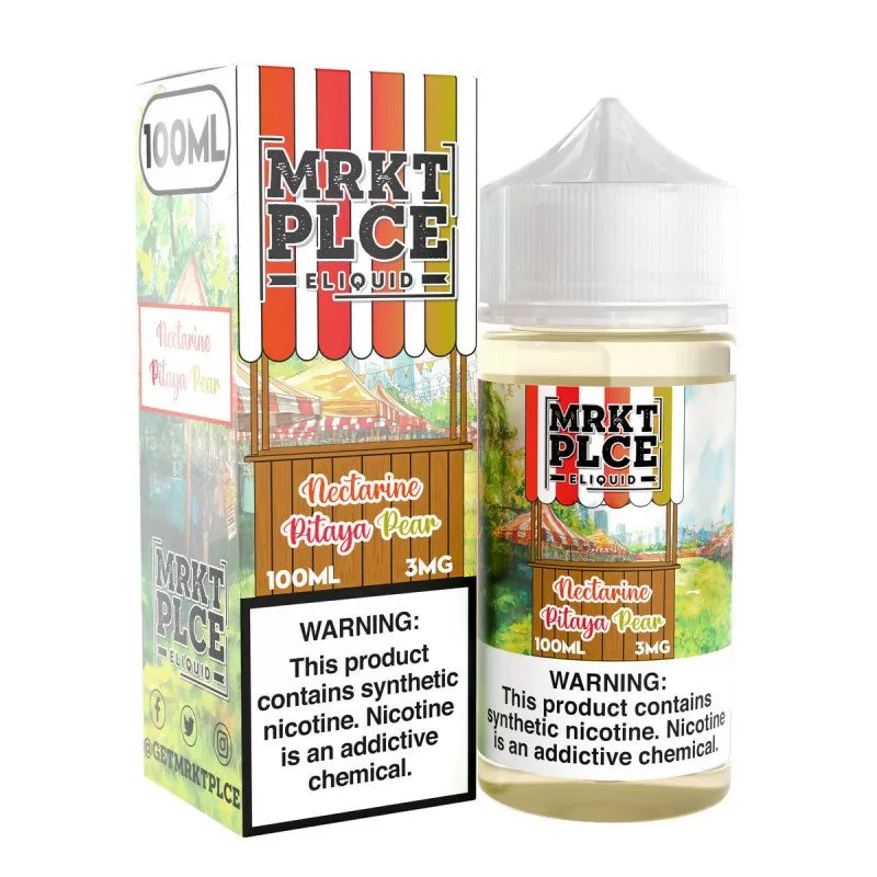 MRKT PLCE E-Liquid 100ml - Brazberry Grape Acai ICED / 6mg