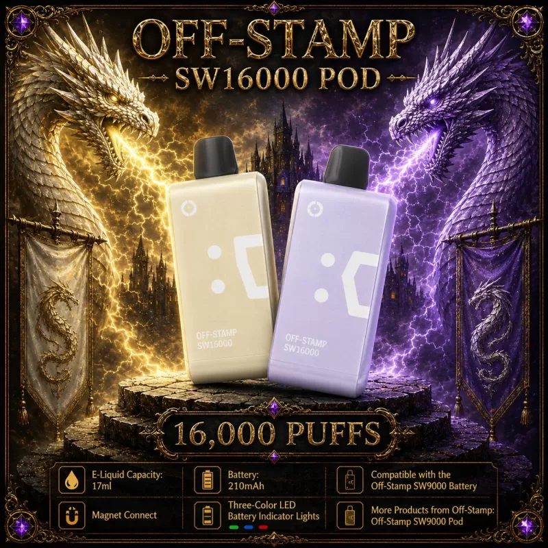 Off-Stamp SW16000 Pod - Sour Apple Ice
