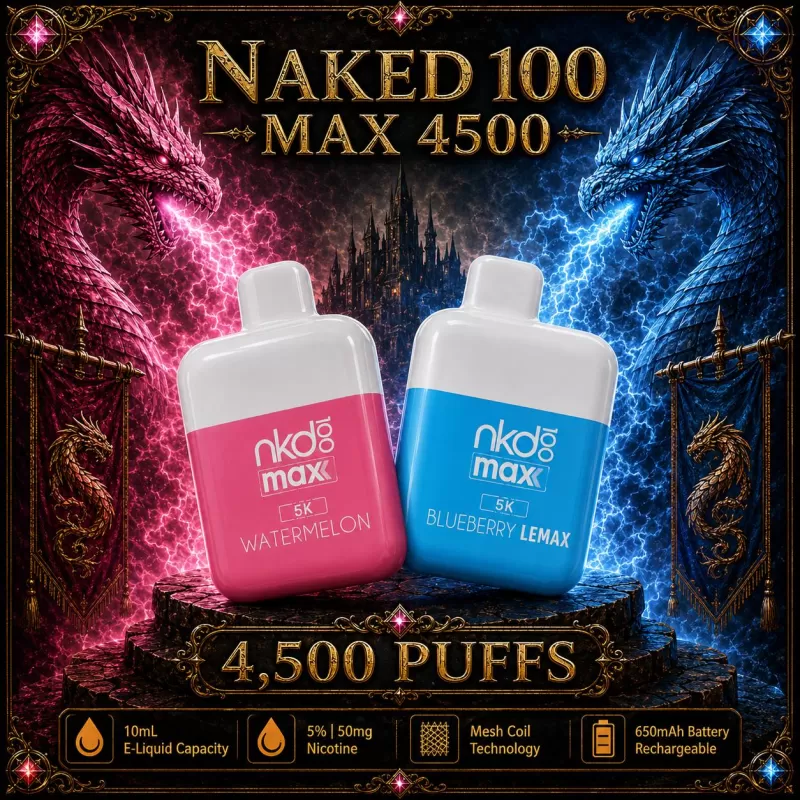 Naked 100 Max 4500 - Rainbow Road (WHT Series)
