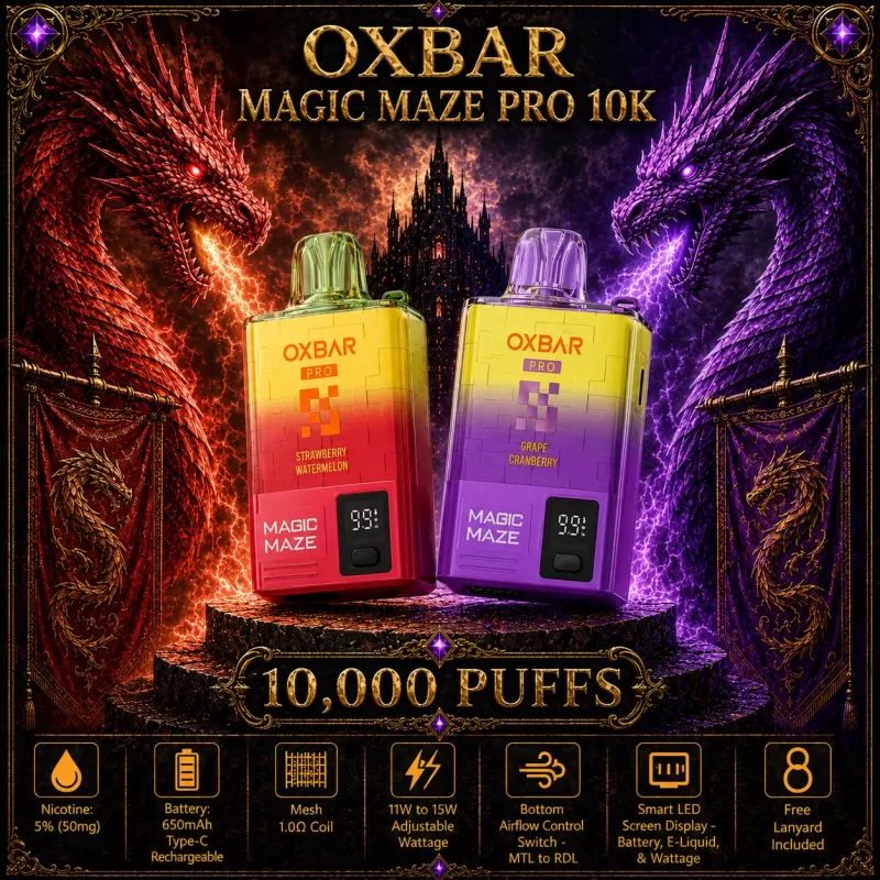 OXBAR Magic Maze Pro 10K - OMG! Smoothie (WHT Series)