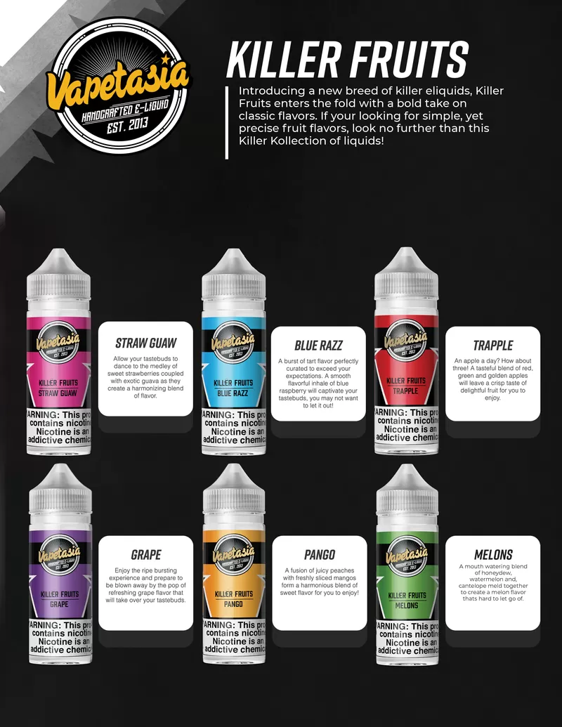 Vapetasia E-Liquid 100ml - ICED Trapple / 6mg - Image 3