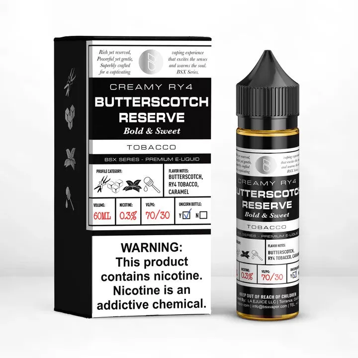 Glas BSX Premium E-Liquid 60ml - Pound Cake / 0mg - Image 3