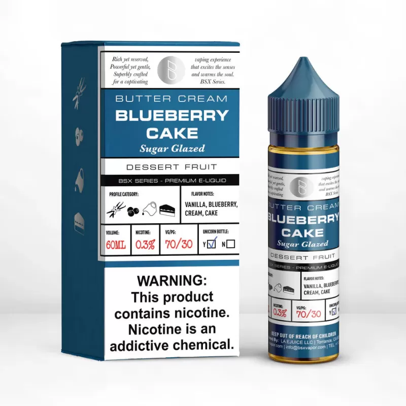 Glas BSX Premium E-Liquid 60ml - Glaze Donut / 0mg - Image 2