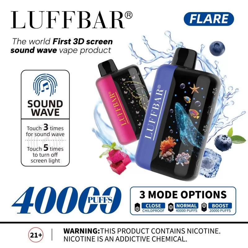 LUFFBAR Flare 40K - OMG! Smoothie (WHT Series) - Image 3