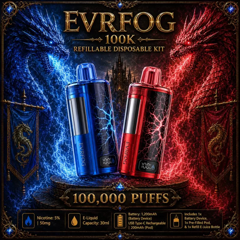 EVRFOG 100K Refillable Disposable KIT - Cola Slush