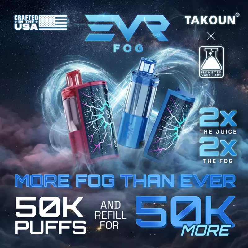 EVRFOG 100K Refillable Disposable KIT - Cherry Slush (Texas Compliant) - Image 3
