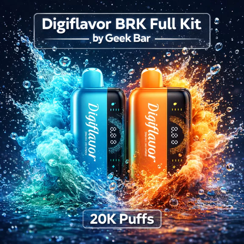 Digiflavor BRK Full Kit - Green Apple Blast (WHT Series) - Image 2