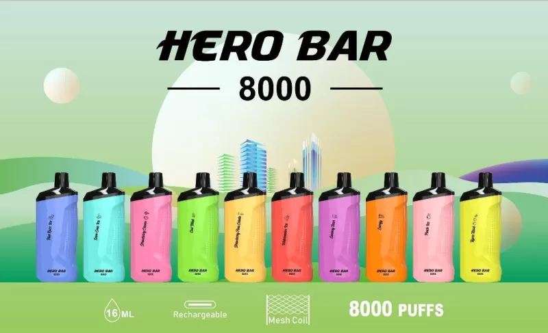 HERO Bar 8000 - Raspberry Jam (BLK Series) - Image 3