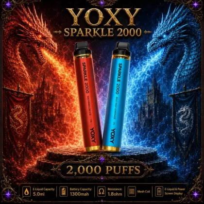 YOXY Sparkle 2000 - Strawberry Cereal Donut Milk (BLK Series)