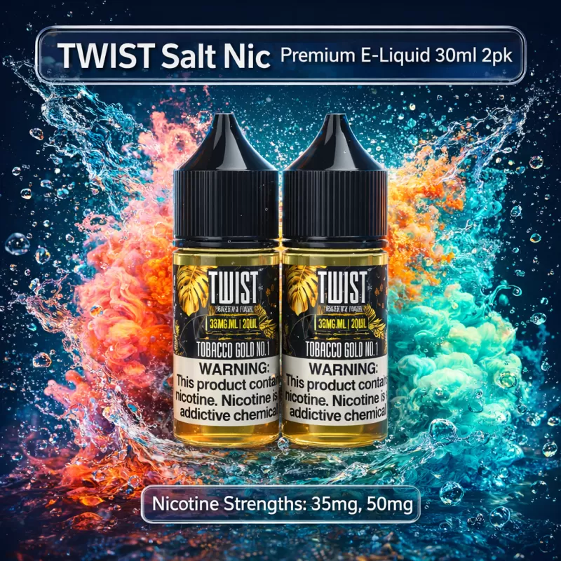 TWIST Salt Nic Premium E-Liquid 30ml 2pk - Rainbow No. 1 / 35mg
