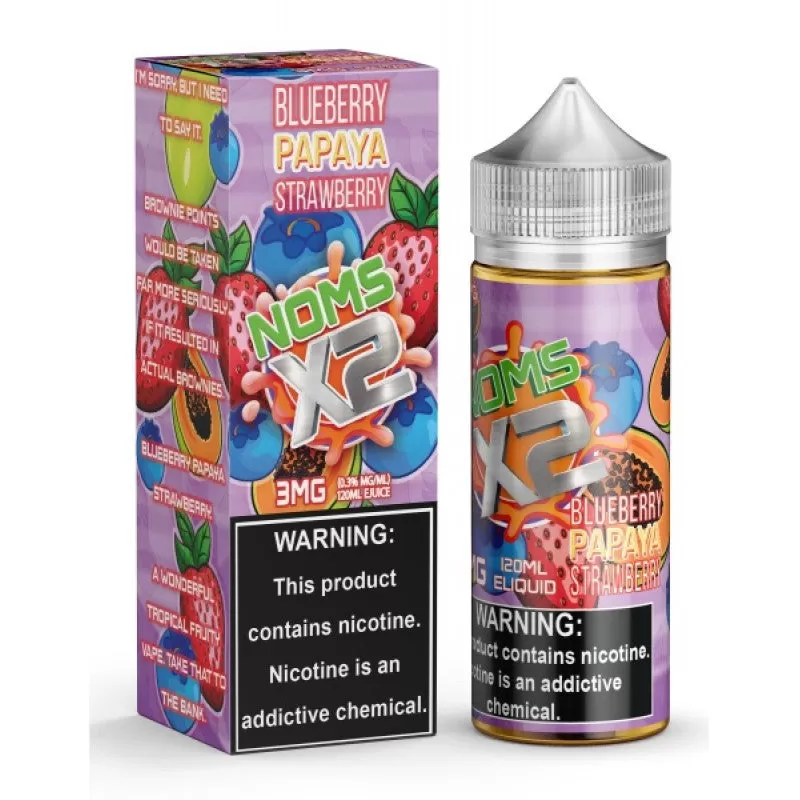 Noms X2 E-Liquid 120ml - White Peach Raspberry / 12mg