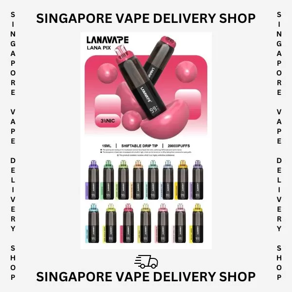 Lana Pix 20000 Puffs - Strawberry Bubblegum - Image 2