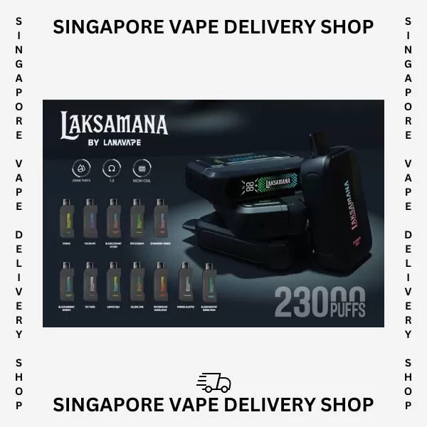 Lana Laksamana 23000 Puffs - Starter Kit (Device + Cartridge) / Tea Tarik (High Throat Hit) - Image 2