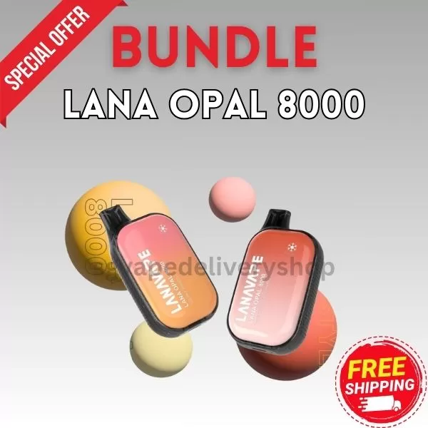 Lana Opal 8000 Puffs Bundle - Free