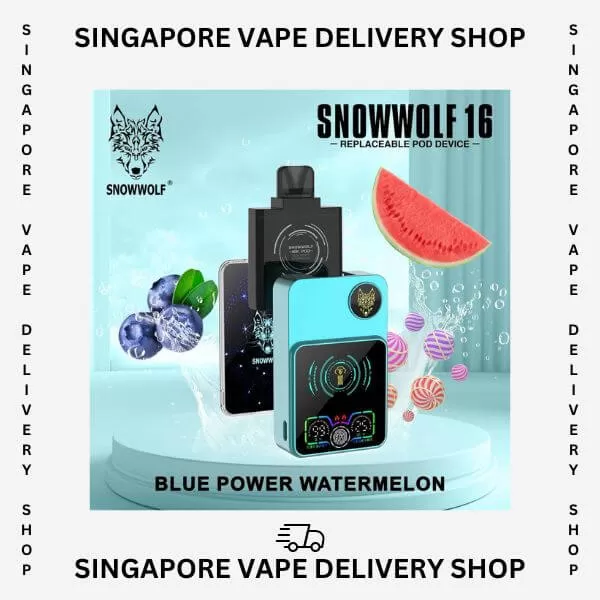 Snowwolf 16000 Puffs - Starter Kit (Device + Cartridge) / Blow Pop - Image 3