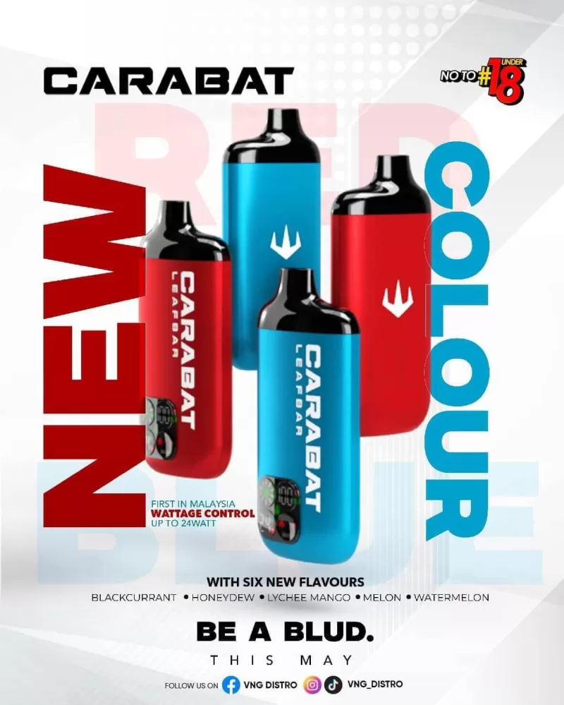 Carabat Leafbar 15000 Puffs - Starter Kit (Device + Cartridge) / Double Guava - Image 2