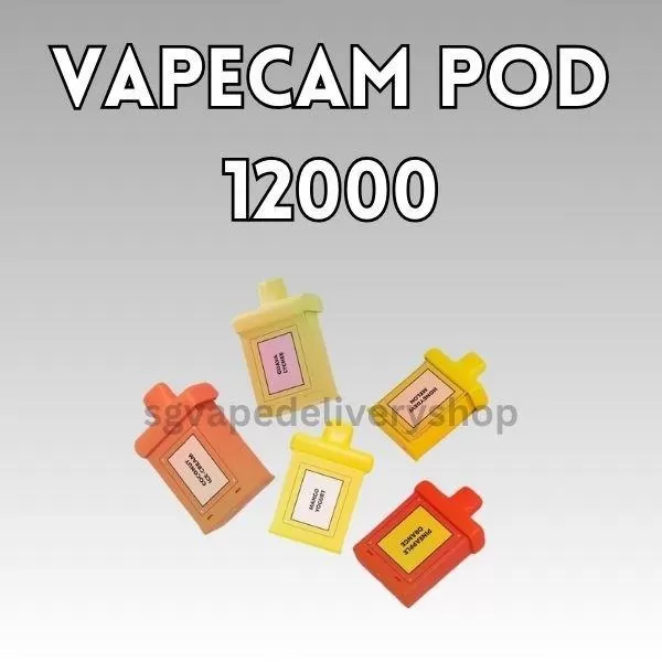 Vapecam 12000 Puffs - Mango Peach Yogurt (Cartridge) - Image 2