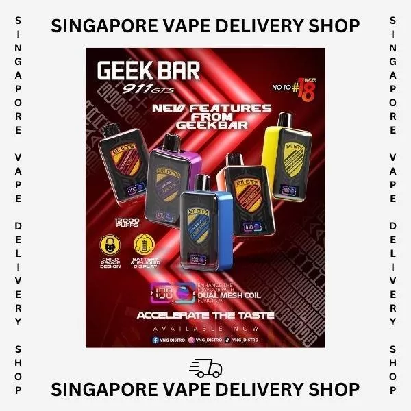 Geekbar 911 GTS 12000 Puffs - Vanilla Creampuff - Image 3