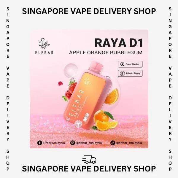 Elf Bar Raya 13000 Puffs - Pink Peach - Image 3