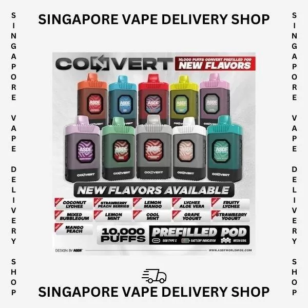ASDF Convert 10000 Puffs - Mango Peach (Kit Set) - Image 2