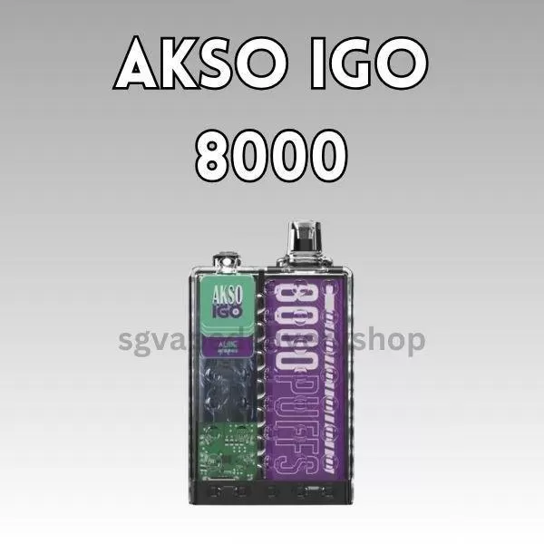 Akso IGO 8000 Puffs - Apple Yacult (Bold Series)