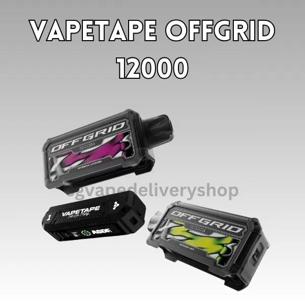 Vapetape Unplug/Offgrid 12000 Puffs - Honeydew Grape (Cartridge)