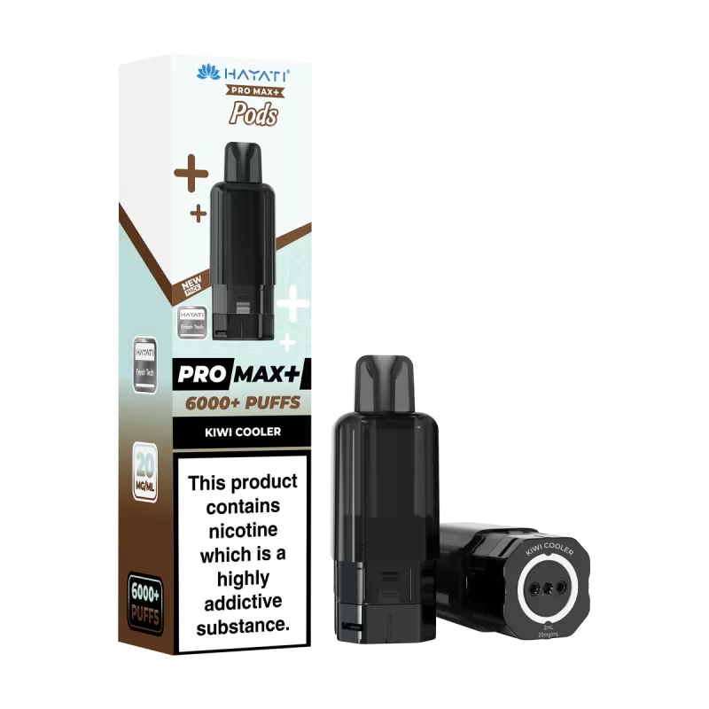 Kiwi Cooler Hayati Pro Max+ Refill Pack - 20mg