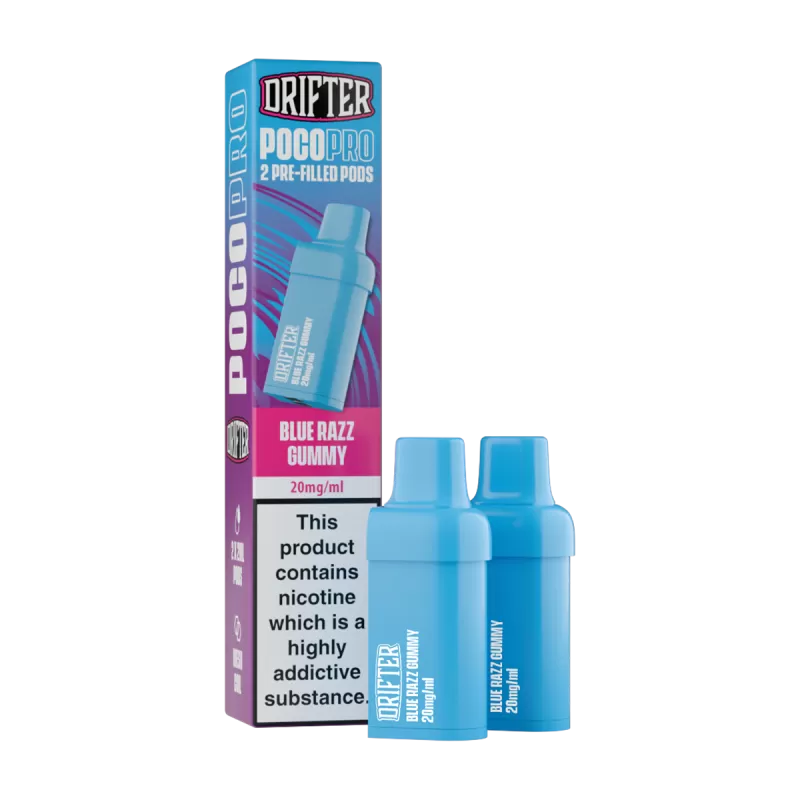 Drifter Poco Pro Pods - Blue Sour Razz - Image 3