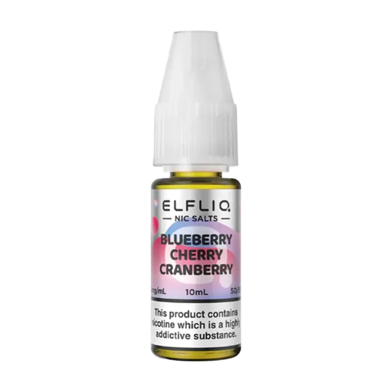 Blueberry Cherry Cranberry Elfliq Nic Salt by Elfbar - 10ml - 5mg