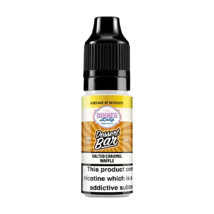 Salted Caramel Waffle Nic Salt by Dinner Lady Dessert Bar Range - 20mg