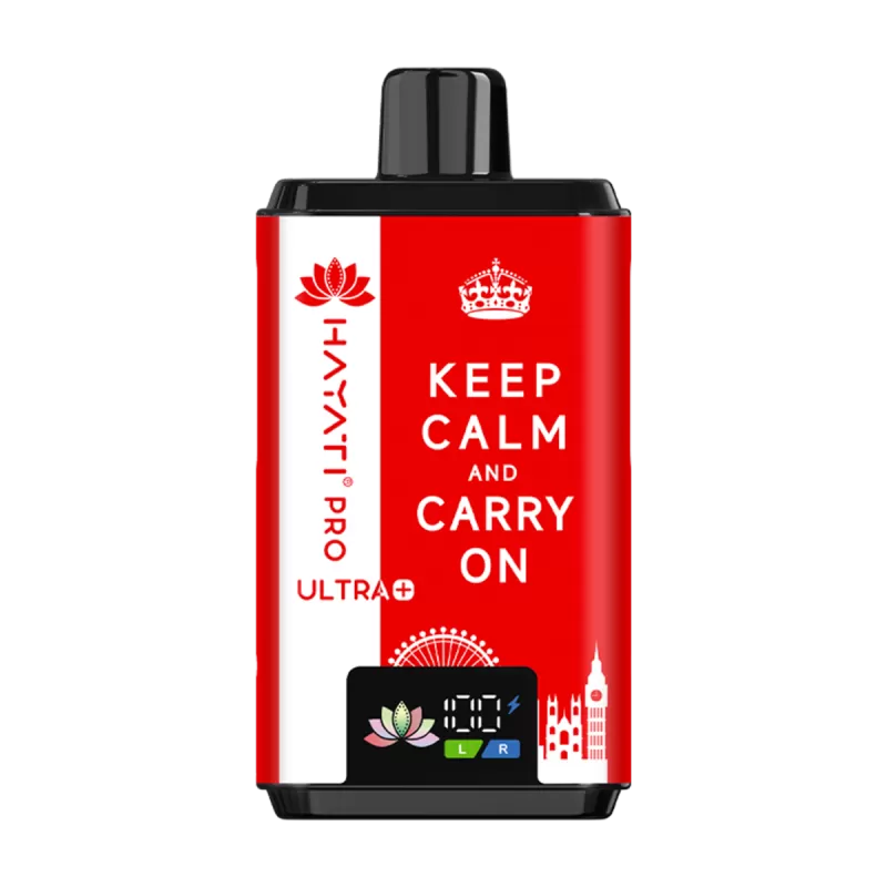 Hayati Pro Ultra Plus 25000 London Souvenir Edition - Lemon & Lime - Keep Calm and Carry On