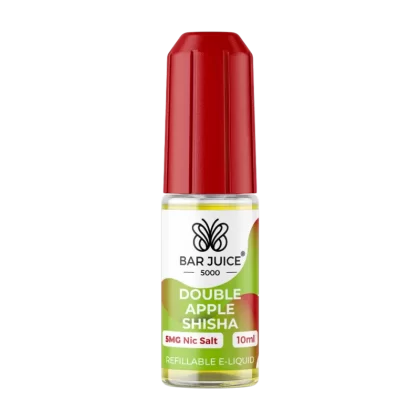 Double Apple Shisha Nic Salt by Bar Juice 5000 - 5mg