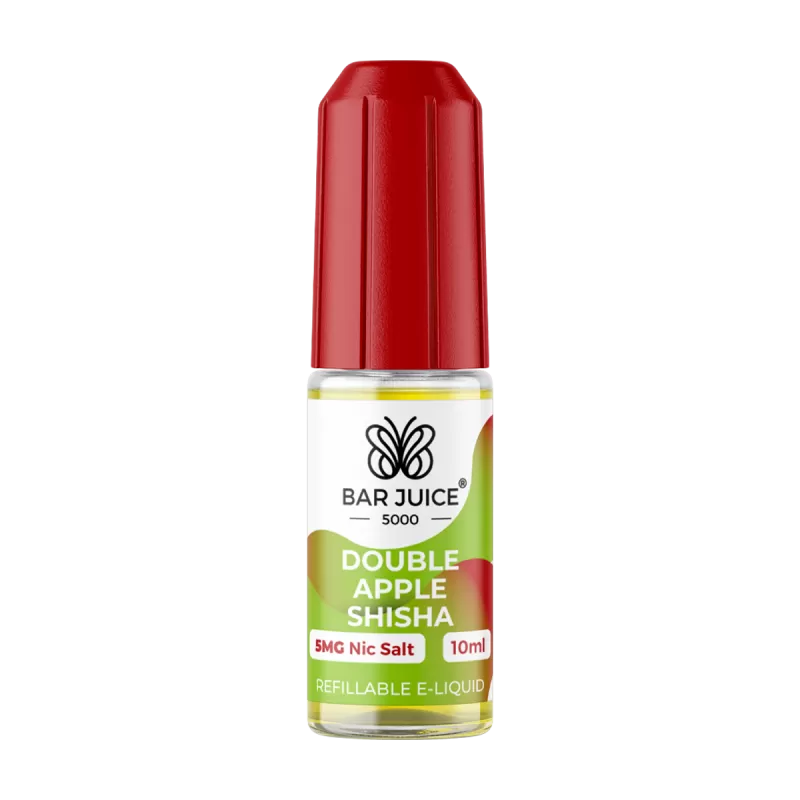 Double Apple Shisha Nic Salt by Bar Juice 5000 - 5mg