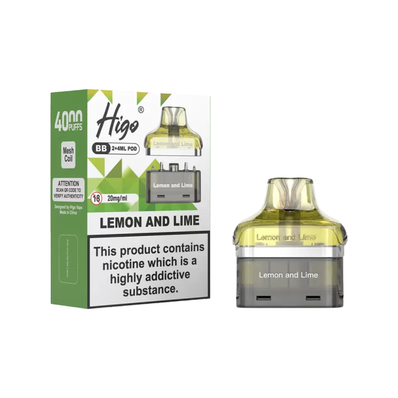 Higo BB 4000 Refill Pack - Orange Lemonade - Image 2