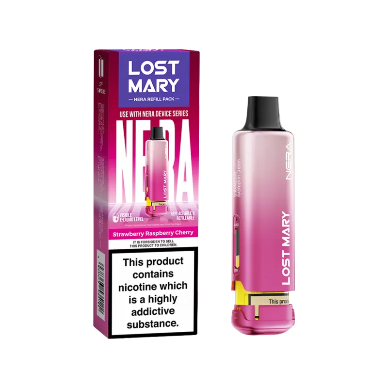 Strawberry Raspberry Cherry Lost Mary NERA15K Refill Pack - 20mg
