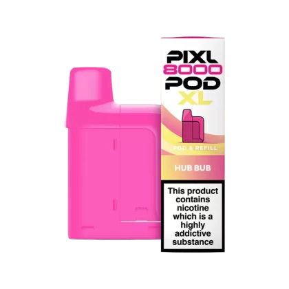 Hub Bub Pixl 8000 Refill Pack - 20mg