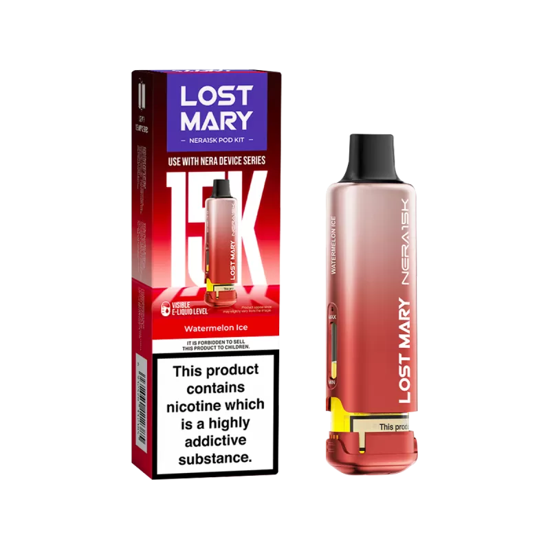 Watermelon Ice Lost Mary NERA15K Refill Pack - 20mg
