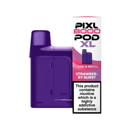 Strawberry Burst Pixl 8000 Refill Pack - 20 mg