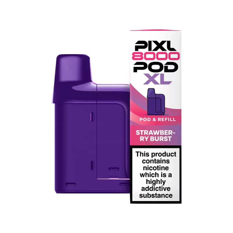 Strawberry Burst Pixl 8000 Refill Pack - 20 mg