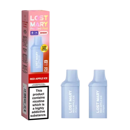 Red Apple Ice Lost Mary BM600 Pods - 20mg