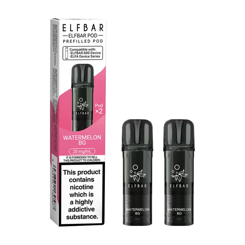 Watermelon BG Elfbar 600 Pods - 20mg