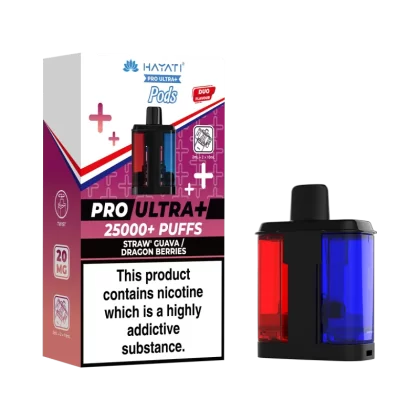 Straw' Guava / Dragon Berries Hayati Pro Ultra Plus Refill Pack - 20mg