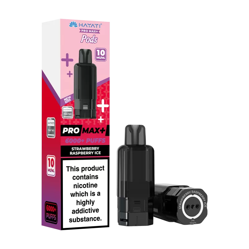 Strawberry Raspberry Ice Hayati Pro Max+ Refill Pack - 20mg - Image 2