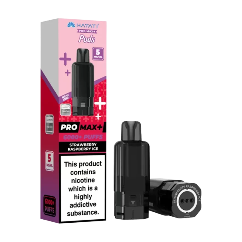 Strawberry Raspberry Ice Hayati Pro Max+ Refill Pack - 20mg - Image 3