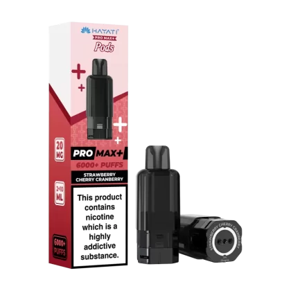 Strawberry Cherry Cranberry Hayati Pro Max+ Refill Pack - 5mg