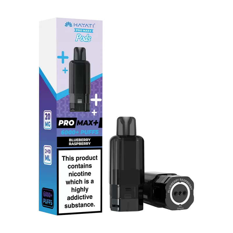 Blueberry Raspberry Hayati Pro Max+ Refill Pack - 10mg