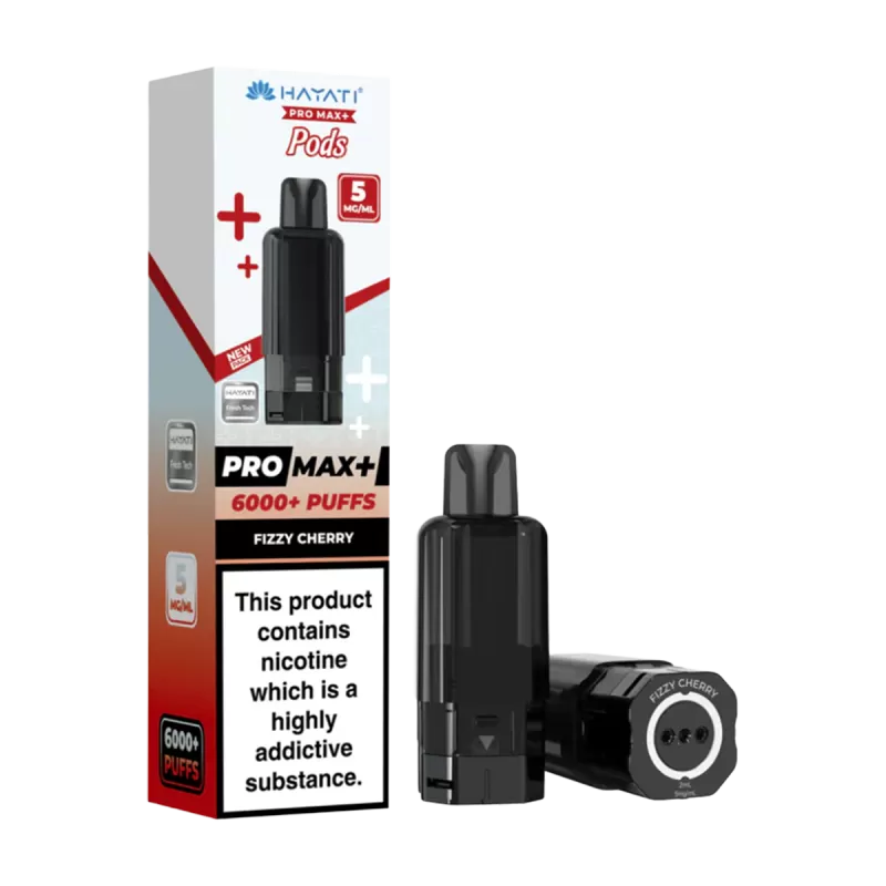 Fizzy Cherry Hayati Pro Max+ Refill Pack - 10mg - Image 3