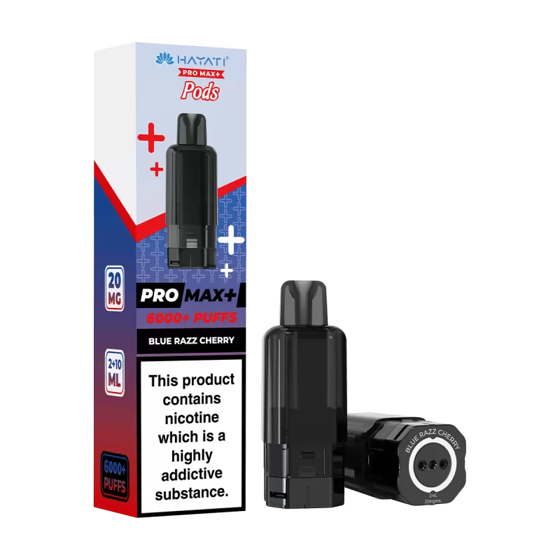 Blue Razz Cherry Hayati Pro Max+ Refill Pack - 5mg