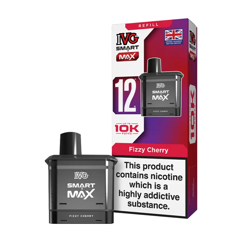 Fizzy Cherry IVG Smart Max Refill Pack - 20mg