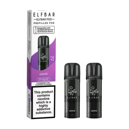 Grape Elfbar 600 Pods - 20mg